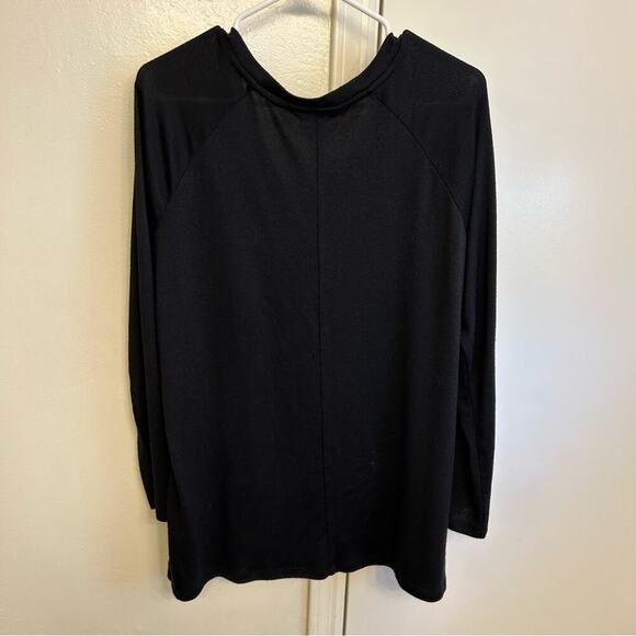 Banana Republic Black V Neck Sweater Women’s L - Picture 3 of 5